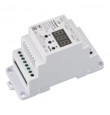Конвертер SMART-K39-DMX (12-24V, 0/1-10V, DIN) (Arlight, Металл)  028412  Arlight