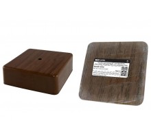 Коробка распределительная КР 100х100х44 о/п бук, с клем. колодкой, IP40, инд. штрихкод  SQ1401-0310  TDM