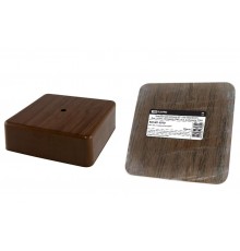 Коробка распределительная КР 100х100х44 о/п бук, с клем. колодкой, IP40, инд. штрихкод  SQ1401-0310  TDM