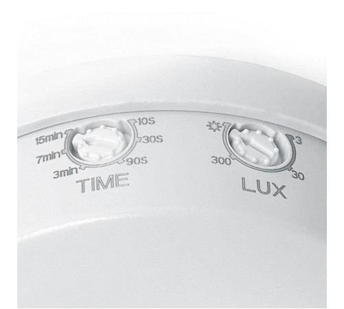 Датчик движения и освещенности 1200W 6m 120°(гориз.) 360°(верт.) белый SEN3  41578  FERON