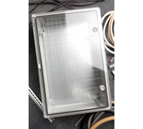 Щит пластиковый с монтажной платой прозрачная дверь (ВхШхГ) 600х400х200мм IP65 PROxima  PBT65MP008  EKF