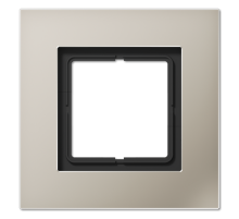 Рамка для серии LS-Plus однократная; благородная сталь  LSP981ES  Jung