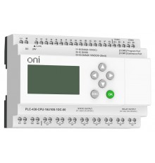 ПЛК 430 Модуль ЦПУ 4 DI 12 UI 8 RO 2 TO 24В DC EP с экр  PLC-430-CPU-16U10S-1DC-00  ONI