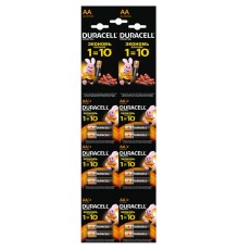 Батарейка щелочная (алкалиновая) (AA) LR6-2BL BASIC 2*6 NEW  Б0019681  81528136 Duracell