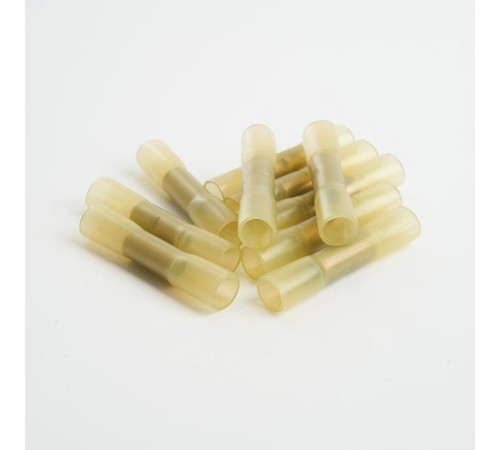 Гильза соединительная изолированная термоусаживаемая сеч.4-6мм2,48A,желтый (10шт в упак)  32807  STEKKER