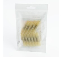 Гильза соединительная изолированная термоусаживаемая сеч.4-6мм2,48A,желтый (10шт в упак)  32807  STEKKER