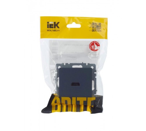 BRITE Розетка HDMI РHDMI-0-БрМ маренго   BR-H10-K35  IEK