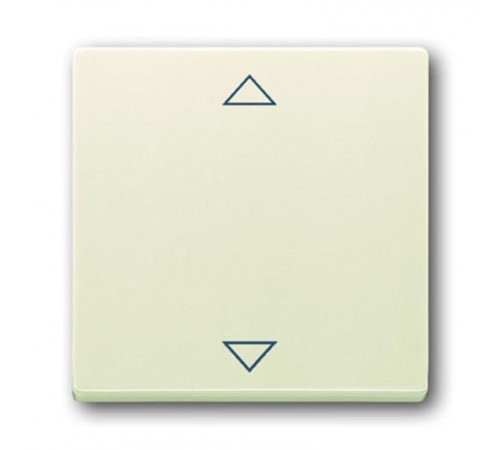 Клавиша для механизма электронного выкл. Busch-Jalousiecontrol , серия solo/future, цвет savanne/слоновая кость  6430-0-0327   2CKA006430A0327  ABB