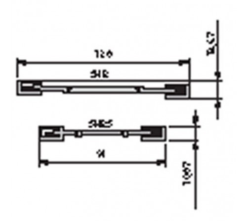 Соединитель экрана для двухур.клемм SHB  1SNK900602R0000  TE