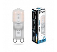 Лампа светодиодная LB-430 (5W) 230V G9 6400K 16x47mm  25638  FERON