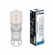 Лампа светодиодная LB-430 (5W) 230V G9 6400K 16x47mm  25638  FERON