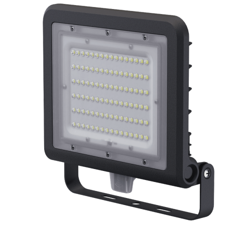 Прожектор светодиодный  NFL-03-100-4K-BL-LED (с датчиком)  80681   Navigator