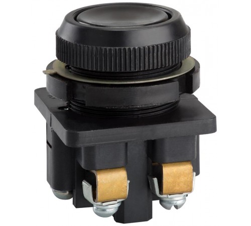 КЕ-011 У3 исп.1, черный, 2з, цилиндр, IP40, 10А ,660В, выключатель кнопочный (ЭТ)  ET507206  Электротехник