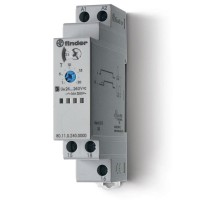 Модульный таймер 1-функциональный (AI); питание 24...240В АС/DC; 1CO 16A; ширина 17.5мм; регулировка времени 0.1с...24ч  801102400000T  Finder