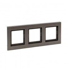 3 - местная рамка, IP44, мокко, пластик Эпика  UP1-FPM-03-44 EKF