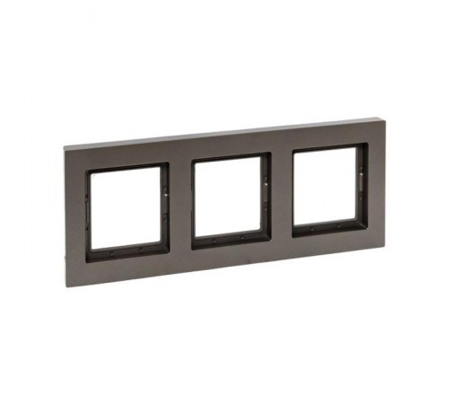 3 - местная рамка, IP44, мокко, пластик Эпика  UP1-FPM-03-44 EKF