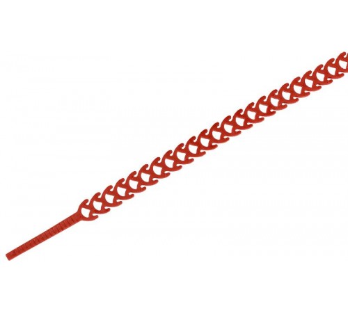 Стяжка универс. многораз. RS 10х300мм красная (20шт)  UHH55-010-300-020-K04  IEK