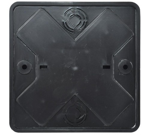 Коробка расп. КМ о/п 100х100х29мм черная   UKO10-100-100-029-K02-E  IEK