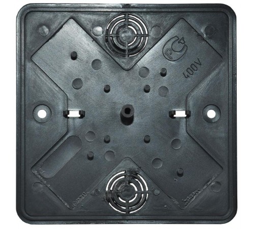 Коробка расп. КМ о/п 100х100х29мм черная   UKO10-100-100-029-K02-E  IEK