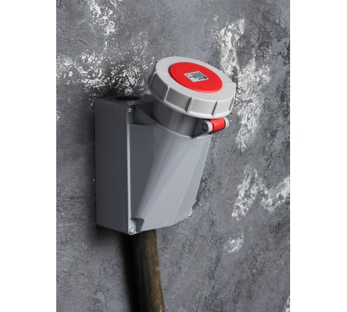 Розетка стационарная наружная 1352 3Р+РЕ+N 63А 380В IP67 EKF PROxima  ps-1352-63-380  EKF