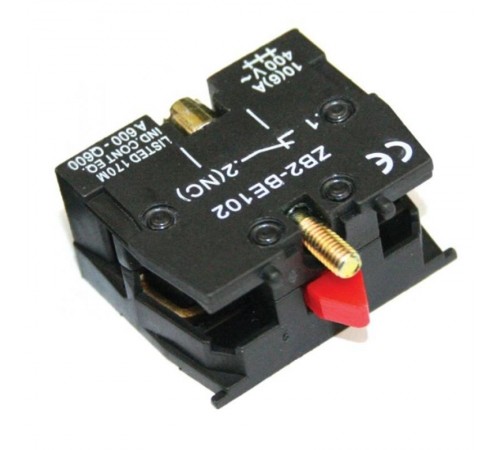 Дополнительный контакт XB-2 NC красный EKF PROxima  pbn-xb-2-nc  EKF