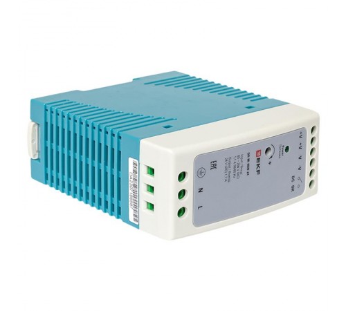 Блок питания на дин рейку 40Вт,Uвх ~ 220 В AC m, Uвых - 24 В DC постоянного тока DR-M-40W-24 EKF