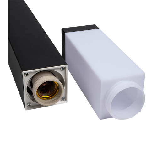 Светильник светодиодный уличный PGB 01-900 E27 230V BL (черный) IP44 столбик  .5040717  Jazzway