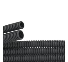 Труба гибкая гофрированная ПНД 32мм без протяжки легкая (25м) чёрный  70732  DKC