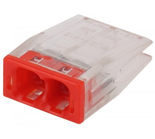 Аксессуары для клемм NO-224-40 ЭРА Клемма СМК компактная с пастой серии 242, 2 отверстия, 0,5-2,5 м  Б0043958  ЭРА