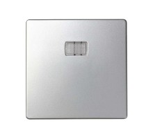 Simon 82 Клавиша для кнопочного выключателя с подсветкой под пиктограммы, S82, S82N, алюминий  82013-33  Simon