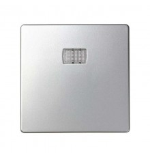 Simon 82 Клавиша для кнопочного выключателя с подсветкой под пиктограммы, S82, S82N, алюминий  82013-33  Simon