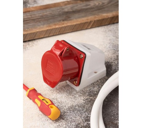 Розетка стационарная наружная 115 3Р+РЕ+N 16А 380В IP44 EKF PROxima  ps-115-16-380  EKF