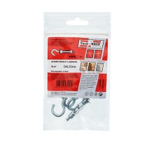 Анкер (дюбель) Молли RO (с полукольцом) М4х32 (4 шт) - пакет ( 0,039 кг)  112290  Tech-KREP