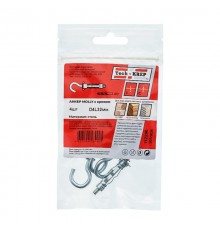 Анкер (дюбель) Молли RO (с полукольцом) М4х32 (4 шт) - пакет ( 0,039 кг)  112290  Tech-KREP