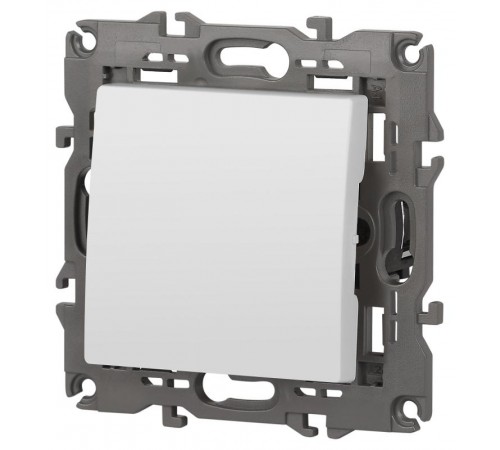 Выключатель Elegance 14-1101-01М , 10АХ-250В, белый матовый  Б0065780  ЭРА