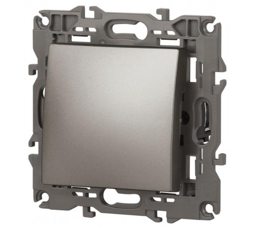 Переключатель перекрестный Elegance 14-1108-16 10АХ-250В, IP20, титан  Б0065809  ЭРА