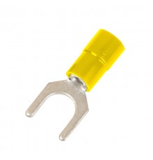 Наконечник вилочный с изолир.фланцем ПА, легкий ввод жилы, 2,5-6 кв.мм М4 (д.4,3 мм) (НВИ)  2C14P-EE-PA  DKC