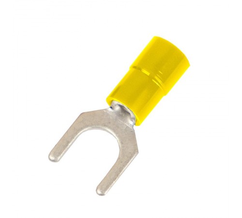 Наконечник вилочный с изолир.фланцем ПА, легкий ввод жилы, 2,5-6 кв.мм М6 (д.6,4 мм) (НВИ)  2C16P-EE-PA  DKC