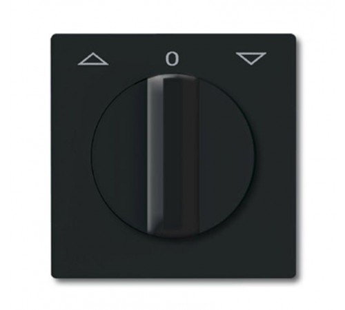 Плата центральная (накладка) с поворотной ручкой, , IP44, серия Allwetter 44, цвет антрацит  1710-0-1886   2CKA001710A1886  ABB