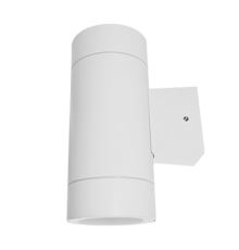 Светильник уличный двусторонний ЦИЛИНДР-2А-GX53 2WT алюминий под лампу 2хGX53 230B белый IP65  4690612023526  IN HOME