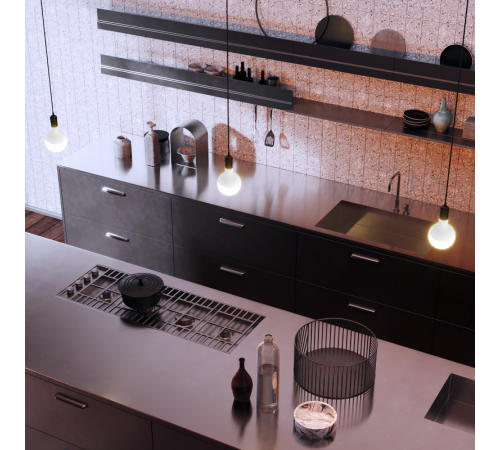 Лампа светодиодная Black LED G125 E27 22W 1840lm 4100K  105102222  Gauss