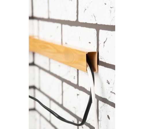 Заглушка (40х25) (4 шт) Plast EKF PROxima   под светлое дерево    ecl-40-25x4   EKF 