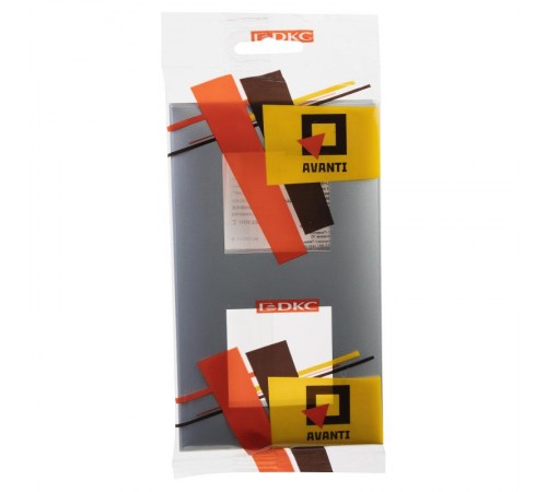 Рамка ARTLEBEDEV, "Avanti", "Закаленная сталь", 4 модуля  4404904  DKC