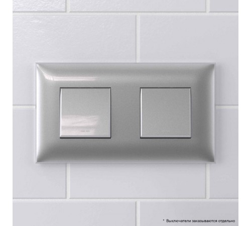 Рамка ARTLEBEDEV, "Avanti", "Закаленная сталь", 4 модуля  4404904  DKC