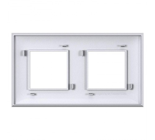 Рамка ARTLEBEDEV, "Avanti", "Закаленная сталь", 4 модуля  4404904  DKC