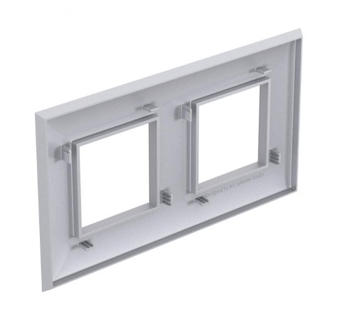 Рамка ARTLEBEDEV, "Avanti", "Закаленная сталь", 4 модуля  4404904  DKC