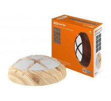 Светильник уличный настенный ФБУ 05-2х20-014 "Бриз 2" сосна с решеткой IP64  SQ0328-0315  TDM