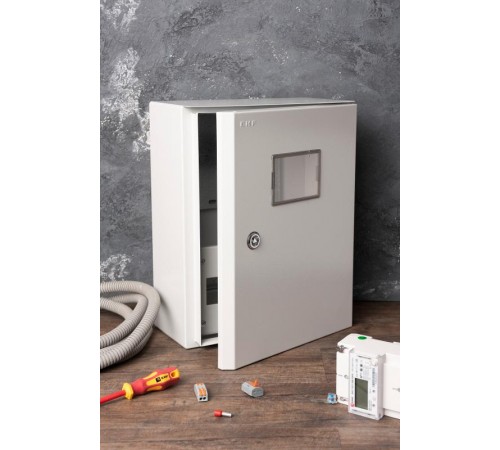 Щит учетный ЩУ-1/1-0 (ВхШхГ) 395x310x165 (ЩУРН-1/12) IP54 PROxima  mb54-1m  EKF