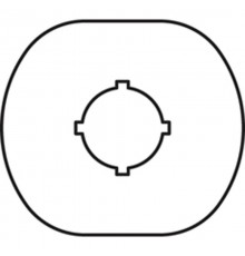 Шильдик MA6-1000 (1 место) для пластикового кнопочного поста  1SFA611930R1000  ABB