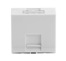 Вставка 45x45 для 1 модуля Keystone, наклонная (аналог Mosaic), белый  RNW451AWH  DKC